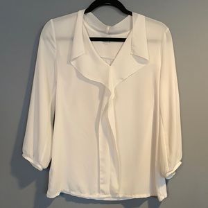 LOFT white blouse